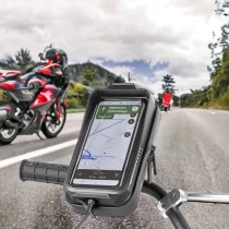 Держатель для телефона и пауэрбанка на руль мотоцикла STRONG