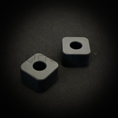 Спейсеры проставки суппортов small 2 шт.,черные CRAZY IRON (фото 1, фотография 1)