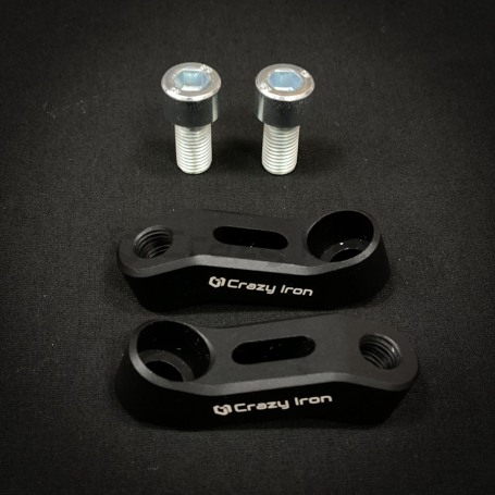 Расширитель мотозеркал, черный  , М10 (фото 2, фотография 2)