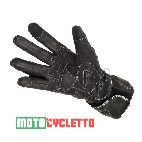 Мотоперчатки MOTOCYCLETTO PRIMO длинные, кожа, тачскрин (фото 2, фотография 2)