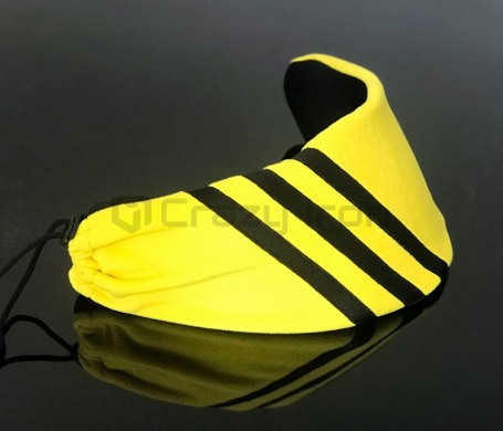 Чехол для визора CRAZY IRON YELLOW (фото 2, фотография 2)
