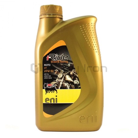 Масло моторное ENI AGIP ENI I-RIDE MOTO 20W-50 1л. (фото 1, фотография 1)