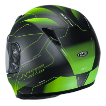 Мотошлем детский HJC CL-Y TAZE, черно-зеленый