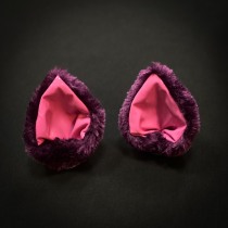 Ушки на мотошлем CRAZY IRON "Мотоушки Violet Cat"