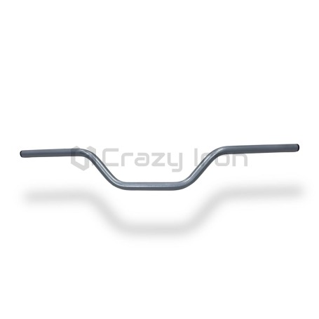 Руль для мотоцикла 22мм Минибайки, Питбайки, сталь, серебро, CRAZY IRON (фото 9, фотография 9)