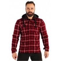 Мотокуртка (моторубашка) STARKS ROOM BIKER, черно-красная