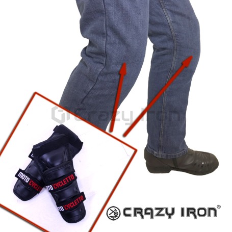 Мотоджинсы  BRISCOLA, синие (фото 5, фотография 5)