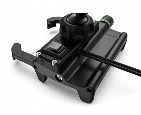 Держатель для телефона на руль мотоцикла с зарядным устройством USB 3 QC (фото 3, фотография 3)