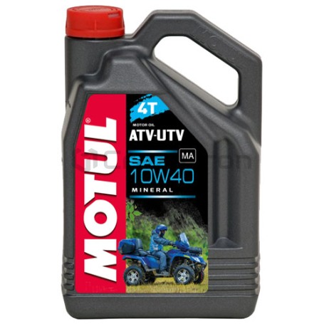 Масло моторное MOTUL минеральное ATV-UTV 4T 10W-40, 4л. (фото 1, фотография 1)