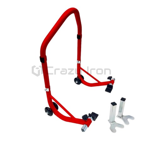 Подставка мотоподкат задний PRO CRAZY IRON RED (фото 2, фотография 2)