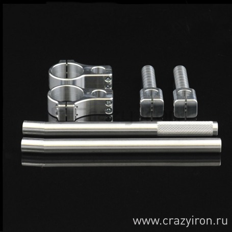 Клипоны для мото CRAZY IRON STUNT D43 (фото 5, фотография 5)