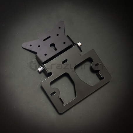 Рамка для номера мотоцикла  STREET 190x145, регулируемая (фото 1, фотография 1)