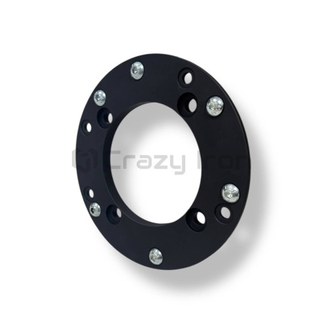 Адаптер на тормозной диск KAWASAKI ZX-6R черный CRAZY IRON (фото 6, фотография 6)