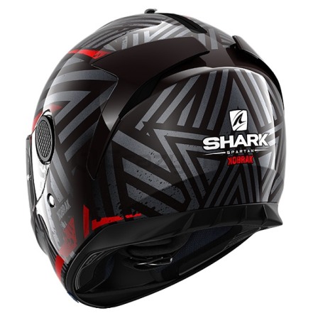 Мотошлем интеграл SHARK SPARTAN 1.2 KOBRAK Red, черно-красный (фото 2, фотография 2)