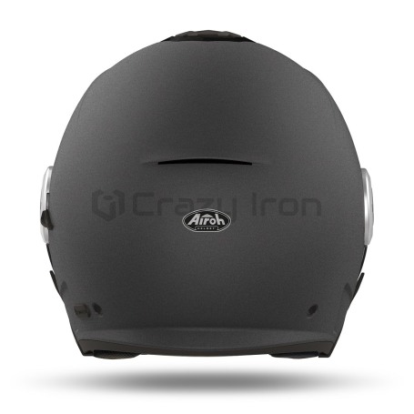 Мотошлем открытый AIROH HELIOS, серый матовый (фото 2, фотография 2)