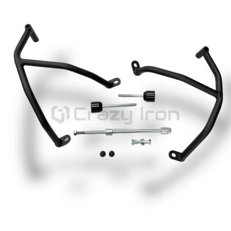 Дуги на мотоцикл YAMAHA FZ6S, FZ6N 2004-2009 со слайдерами CRAZY IRON серии STREET (фото 4, фотография 4)