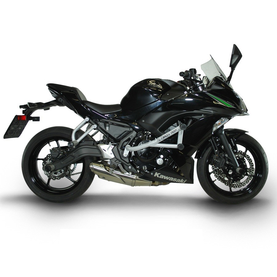 Защита RACE RAIL CRAZY IRON KAWASAKI Ninja 650 `17-`19, Z650 от