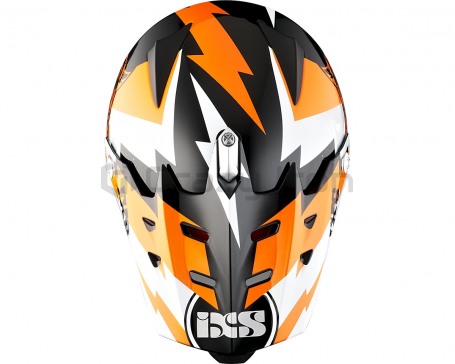 Мотошлем кроссовый детский IXS HX278 TIGER, оранжевый (фото 3, фотография 3)