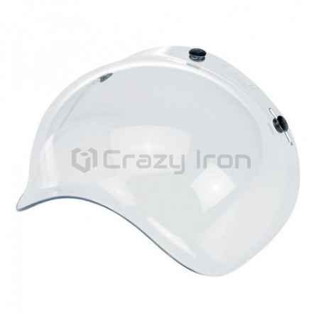 Визор (стекло для шлема) BILTWELL BUBBLE прозрачный, 3 кнопки (фото 1, фотография 1)