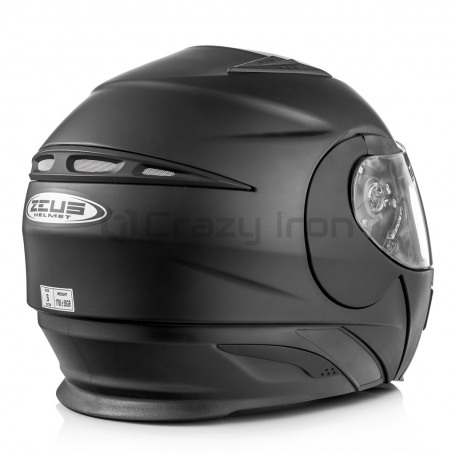 Мотошлем модуляр ZEUS ZS-3020, черный матовый (фото 4, фотография 4)