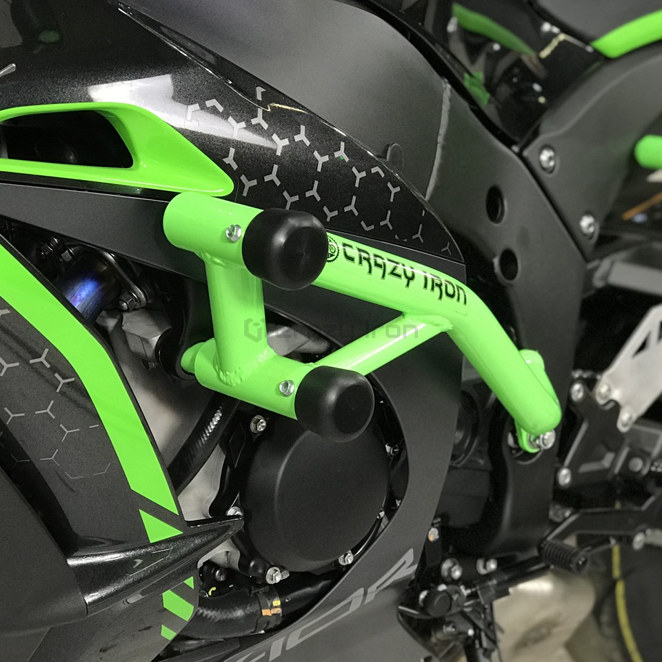 Защита RACE RAIL CRAZY IRON KAWASAKI ZX-10R `11-`21 купить в