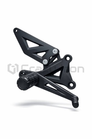 Комплект подножек для станта STUNT KAWASAKI ZX-6R `09-`18; ZX-6R 636 `13-, черный CRAZY IRON (фото 8, фотография 8)