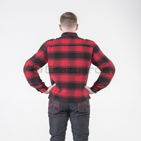 Мотокуртка HYPERLOOK (моторубашка)  NOMADE, красная (фото 3, фотография 3)