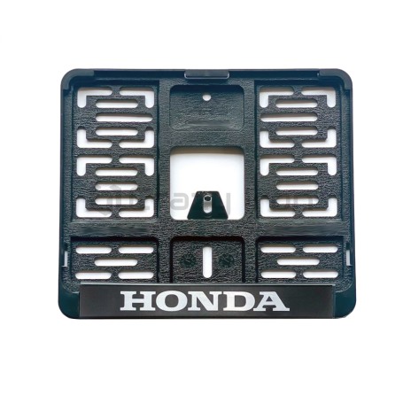 Рамка для номера мотоцикла с логотипом HONDA, 190х145мм (фото 2, фотография 2)