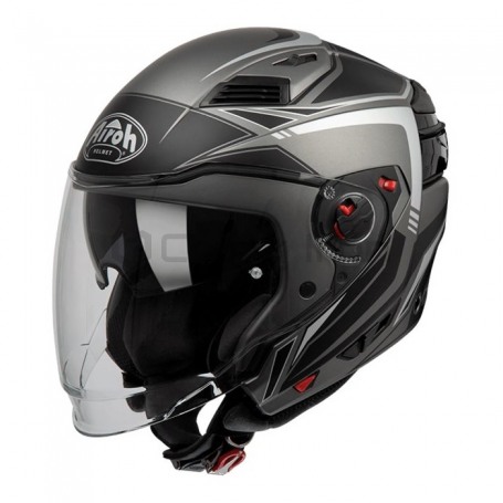 Мотошлем трансформер AIROH EXECUTIVE Line Anthracite, серый (фото 2, фотография 2)