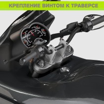 Стойки руля для мотоцикла 22мм CRAZY IRON, высота 50мм, под один болт