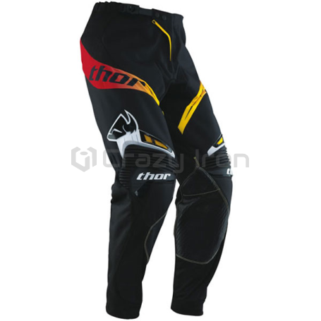 Мотоштаны кроссовые  S13 Core Solid Black, черные (фото 1, фотография 1)