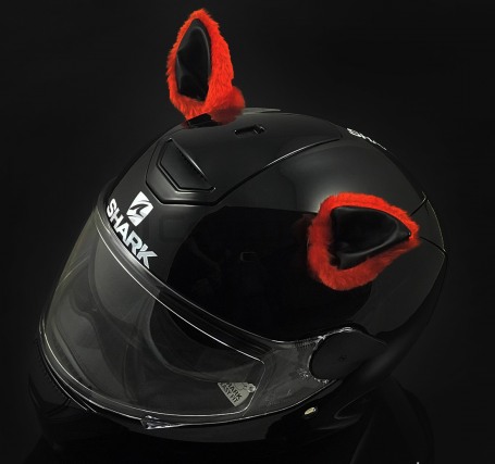 Ушки на мотошлем CRAZY IRON "Мотоушки Red Cat" (фото 1, фотография 1)