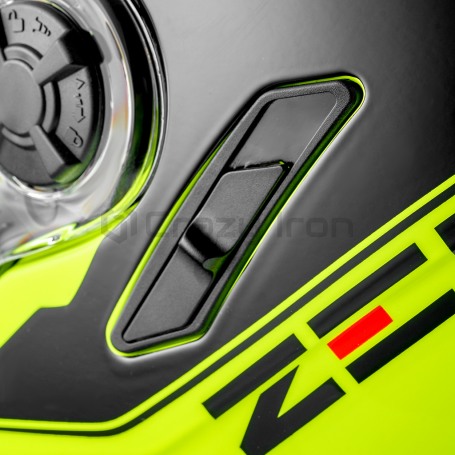 Мотошлем интеграл ZEUS ZS-813A, черный/желтый (фото 4, фотография 4)