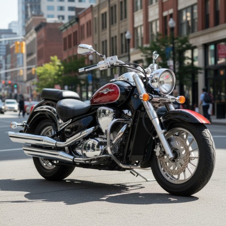Чопперные дуги SUZUKI VL800 / VZ800 (C50, C50T, M50, C800, M800) CRAZY IRON полированная нержавейка (фото 2, фотография 2)