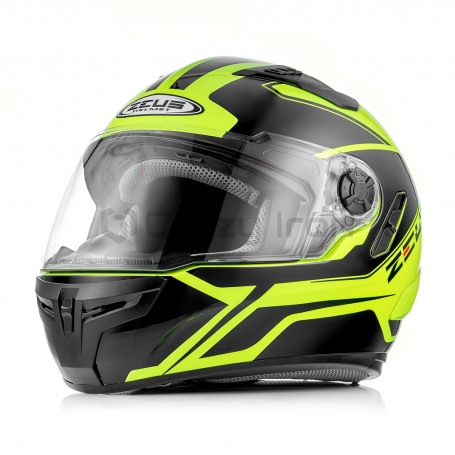 Мотошлем интеграл ZEUS ZS-813A, черный/желтый (фото 2, фотография 2)