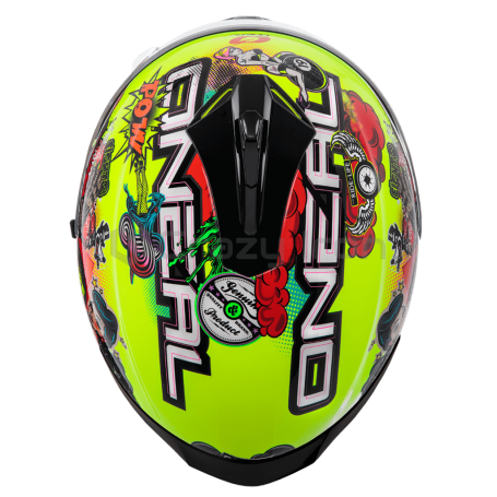 Мотошлем интеграл O'NEAL Challenger Crank, красно-зеленый (фото 5, фотография 5)