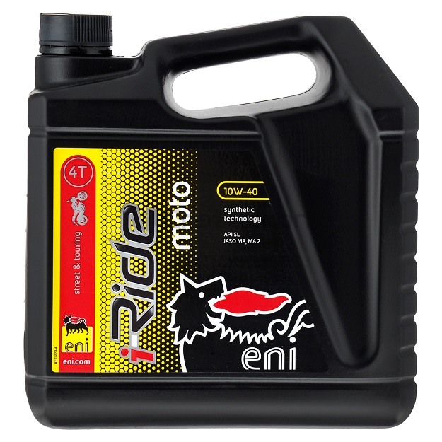 Масло моторное ENI AGIP ENI I-RIDE MOTO 10W-40 4л. купить в