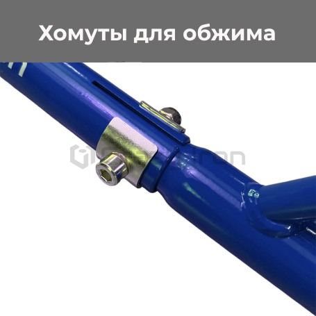 Подставка подкат задний + передний, под траверсу PRO BLUE CRAZY IRON (фото 4, фотография 4)