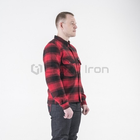 Мотокуртка HYPERLOOK (моторубашка)  NOMADE, красная (фото 2, фотография 2)