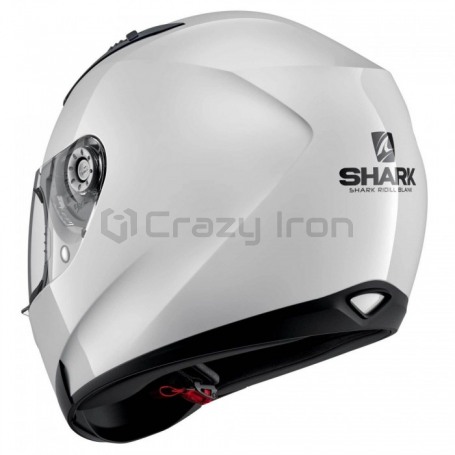 Мотошлем интеграл SHARK RIDILL BLANK White, белый (фото 3, фотография 3)