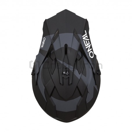 Мотошлем кроссовый O'NEAL 2Series Slick, черно-серый (фото 4, фотография 4)