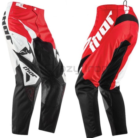 Мотоштаны кроссовые  детские S5Y PHASE TILT Red, красные (фото 1, фотография 1)