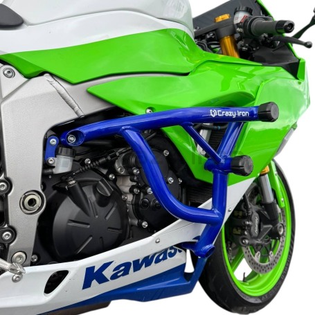 Клетка на мотоцикл KAWASAKI ZX-6R 636 2024+ CRAZY IRON серии PRO (фото 3, фотография 3)