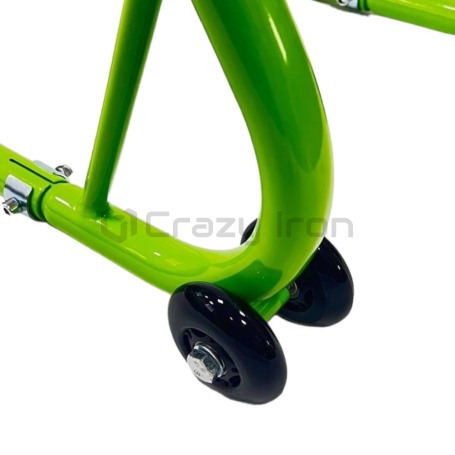 Подставка мотоподкат задний PRO CRAZY IRON GREEN (фото 4, фотография 4)