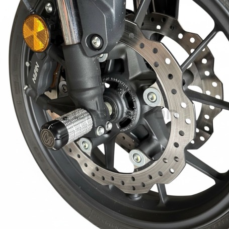 Пеги в ось переднего колеса HONDA CB750 HORNET / E-CLUTCH (2023+) CRAZY IRON (фото 3, фотография 3)