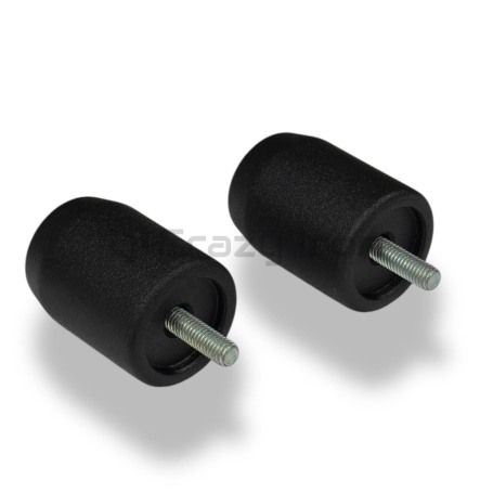 Грузики руля SUZUKI, 480 грамм, стальные, болт М6, черные CRAZY IRON (фото 7, фотография 7)