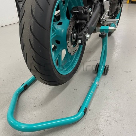 Подставка мотоподкат задний PRO CRAZY IRON Бирюзовый  (фото 5, фотография 5)