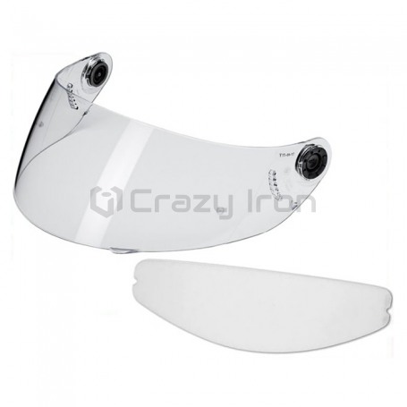 Визор (стекло для шлема) SHARK + Пинлок Pinlock для S600/S700/S900/OpenLine/Ridill, прозрачный (фото 1, фотография 1)