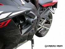 Последние комплекты  Слайдеры для мотоцикла  YAMAHA YZF-R1 `02-`03 CRAZY IRON