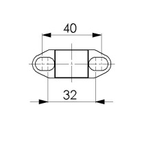 Проставки стоек руля мотоцикла 22мм, высота 25мм CRAZY IRON, черный